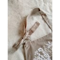 DELANTAL COCINA BEIGE LÍNEA BLANCA