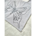 TOTE BAG GRIS MARIPOSA 