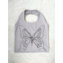 TOTE BAG GRIS MARIPOSA 